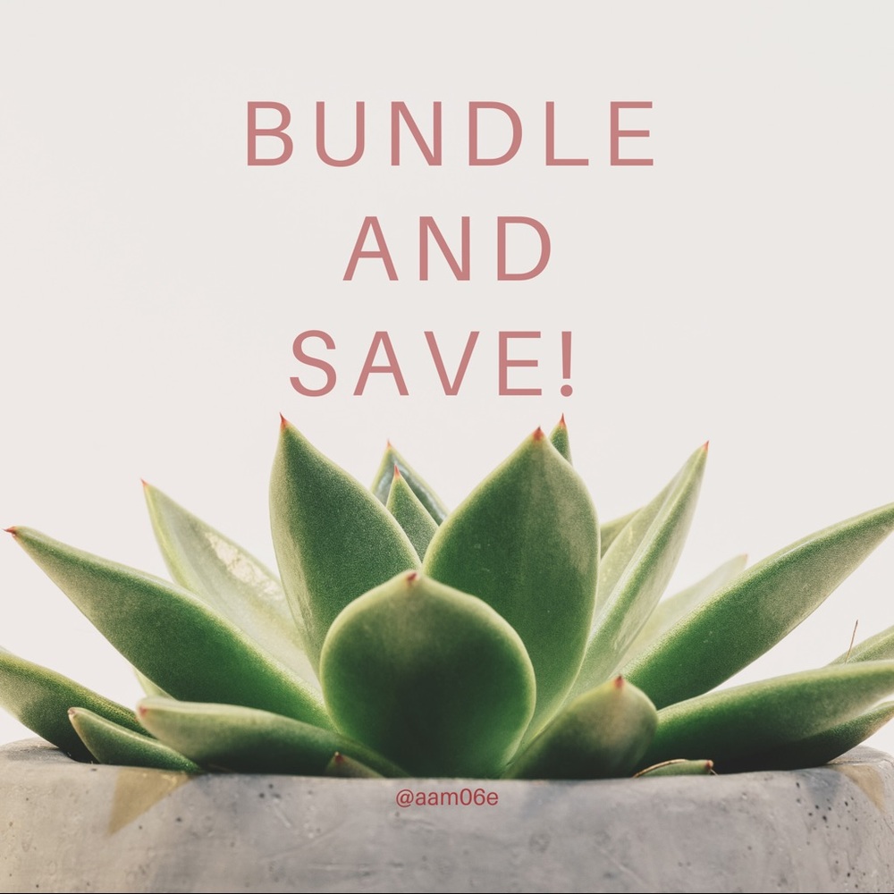 Bundle two or more items and save 15%!